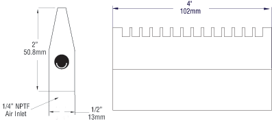 38054/30054楔型氣刀